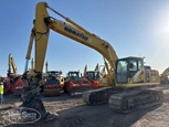 Back corner of used Komatsu